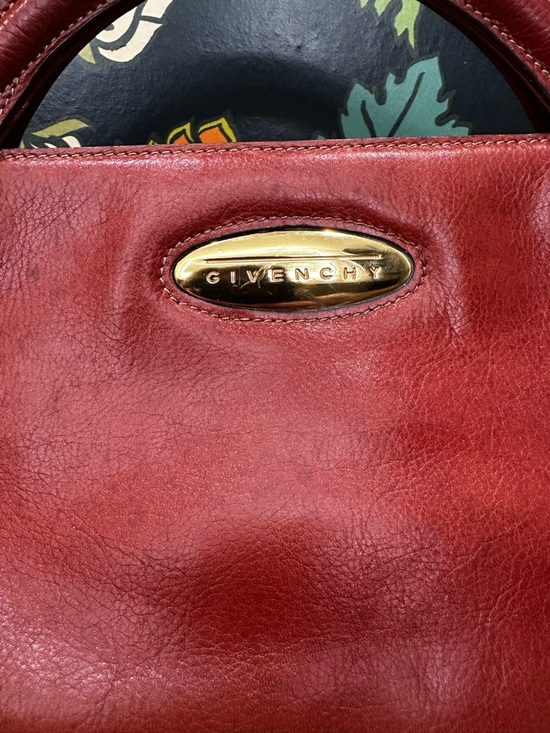 Givenchy SACS Cognac Brown Leather Top Handle Bag - Picture 7 of 13